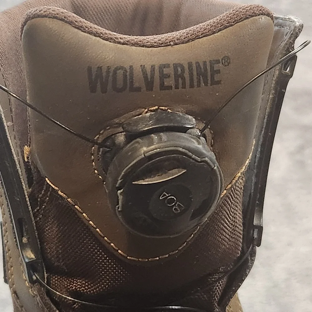 Wolverine Boots Mens 9 Green Black Drillbit Oil Rigger Waterproof BOA W10308